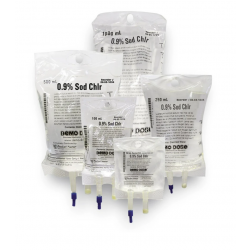 Demo Dose IV zakje 0.9% NaCl 250 ml, verp. 1 zakje
