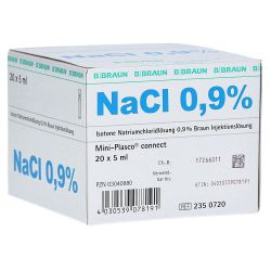 Miniplasco NaCl. 0.9%, verp. à  20 stuks