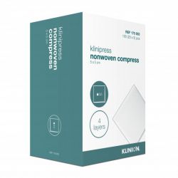 Klinion nonwoven kompres 5x5cm, verp. à 100 stuks