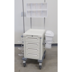Medicijnwagen, 423x477x750mm, 4 lades, dispensers
