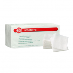 Noba kompres 4-laags *NS*  5x5cm,verp. à 100 stuks