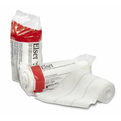 Elset stompzwachtel elastisch,lange rek  6 m x 10 cm, verp.à 12 stuks