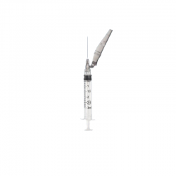 SOL-care veiligheidsnaald 27g 20x0.40mm grijs,verp.à 100 stuks