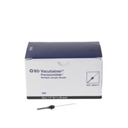 Venoject naald 22G, 45x0.70mm, zwart, verp. à 100 st.