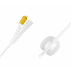 Medicoplast 2-weg verblijfskatheter siliconen Ch12, lengte40cm, 10 ml, verp. 10 stuks