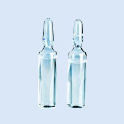 Glazen ampul voor  injectie met  aqua, 2ml, verp. à 10 stuks