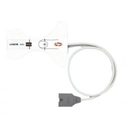 Plakbare SaO2 sensor, kind, voor Lifepack 15, verp. à 20 stuks