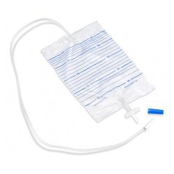 Curion Urinebedzak 2000ml, 110cm kruiskraan, verp. à 25 stuks