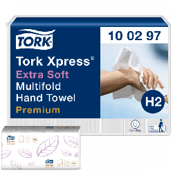 Tork handdoek, I-vouw H2, 2-laags 340x212mm, verp. à 2856 stuks
