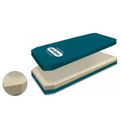 Matras Hill-Rom, met gestikte hoes (blauw), afm. 85x198x14cm