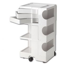 Verbandwagen met 3 lades, afm 43 x 43 x74cm (BxD xH)