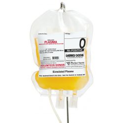 Transfusiezakje Plasma O Rh positief , verp. 1 zakje