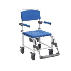 Douche/toiletstoel , verrijdbaar