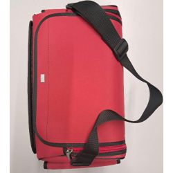 Bollmann dokterstas, rood, 45 c x 24 x 29 cm hoog