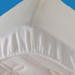 Molton matrashoeslaken , 100% katoen, 90x200-210