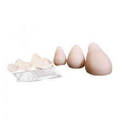 Borstonderzoekmodel, 3 cupmaten met knobbeltjes