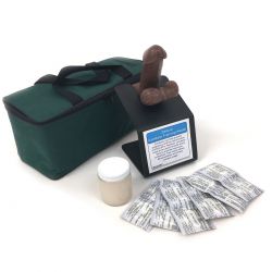 Deluxe Condoom Training Model, donkere huidskleur