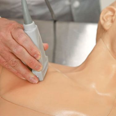 Ultrasound Central Line Training Model met  hand pomp
