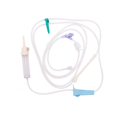 Infuussysteem met bijspuitpunt voor neXus, 15um, 250cm, verp.50st
