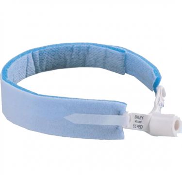 Canuleband, wasbaar, 47 mm, blauw, verp. à 10  stuks