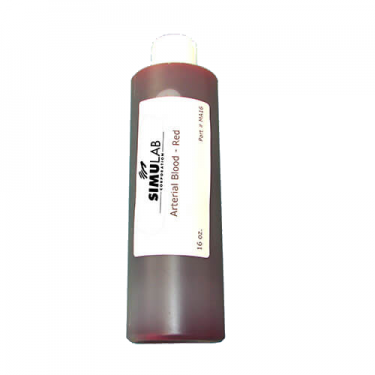 Simulated arterial blood 473 ml, rood